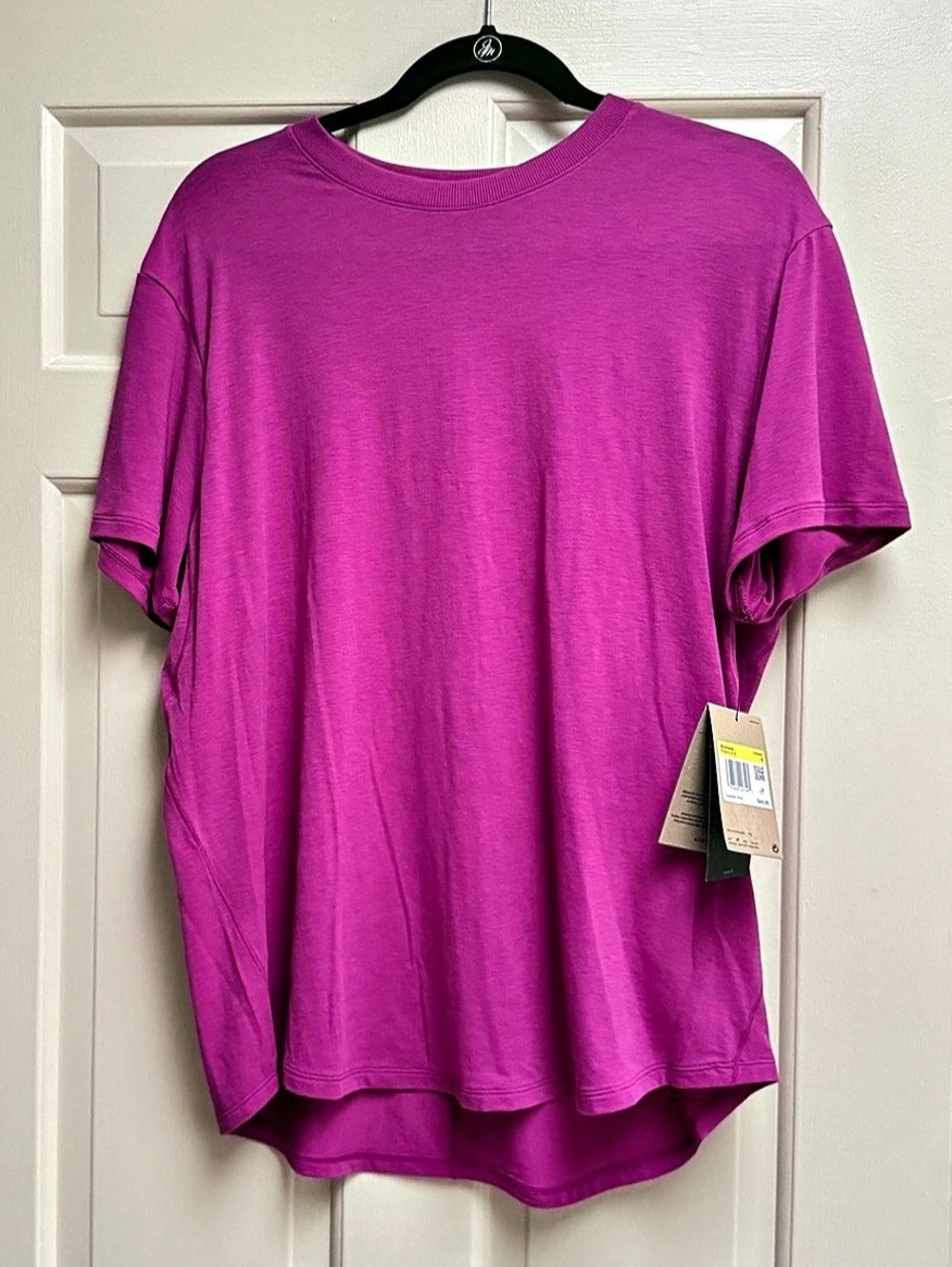 Nike One Relaxed Dri-FIT Short-Sleeve Top Pink Small